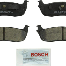 Bosch BC711 QuietCast Premium Ceramic Disc Brake Pad Set For Select Ford Expedition, F-150, F-150 Heritage, F-250, F-250 HD; Lincoln Blackwood, Navigator, Town Car; Rear