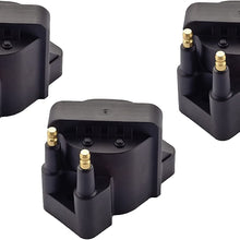 ENA Pack of 3 Ignition Coil Pack compatible with Buick Cadillac Chevrolet Oldsmobile Pontiac Compatible with L4 V6 C849 DR39 5C1058 E530C D555