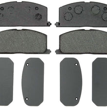 ACDelco 17D242 Professional Organic Front Disc Brake Pad Set
