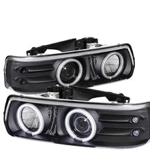 Spyder Auto 5009579 CCFL Halo Projector Headlights Black/Clear
