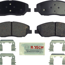 Bosch BE1202H Blue Disc Brake Pad Set with Hardware For: Hyundai Entourage, Santa Fe; Kia Sedona, Front