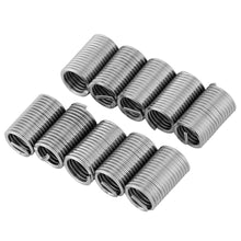 Wire Thread Insert,10 Pcs 304 Stainless Steel Wire Screw Sleeve Inserts Thread Repair Kit M8x1.25x3D Wearable and Flexible