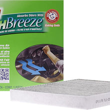 FRAM Fresh Breeze Cabin Air Filter Replacement for Car Passenger Compartment w/ Arm and Hammer Baking Soda, Easy Install, CF11182 for Select Acura and Honda Vehicles