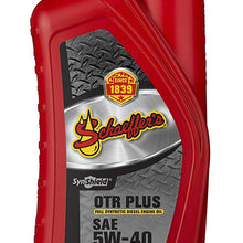 Schaeffer Manufacturing Co. 9000CK4-012 SynShield OTR Plus Full Synthetic Diesel Engine Oil 5W-40, 1-Quart Bottle (Pack of 12)