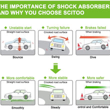 Shocks Absorbers,SCITOO Front Gas Struts Shock Absorber Fit for 2010 2011 2012 Chevrolet Camaro 334686 72336 334687 72337 Set of 2