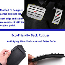 TTCR-II Pedal Covers for Audi A4 A5 A6 A7 A8 Q5 SQ5 and Porsche Macan, No Drill Anti-Slip Aluminum-Alloy Brake and Gas Pedal Pad (Automatic Transmission, 2 Sets)