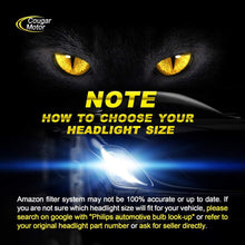 CougarMotor LED Headlight Bulbs All-in-One Conversion Kit - 9005-7,200 Lm 6000K Cool White CREE