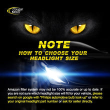 Cougar Motor H7 LED Headlight Bulbs, 10000Lm 6K Xenon White All-in-One Conversion Kit