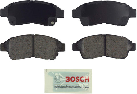 Bosch BE562 Blue Disc Brake Pad Set for Select 1992-01 Geo Prizm; Toyota Camry, Celica, Corolla, RAV4 - FRONT