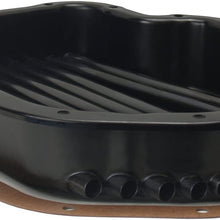 Derale 14201 Transmission Cooling Pan for GM Turbo 400 Standard Pan - Black