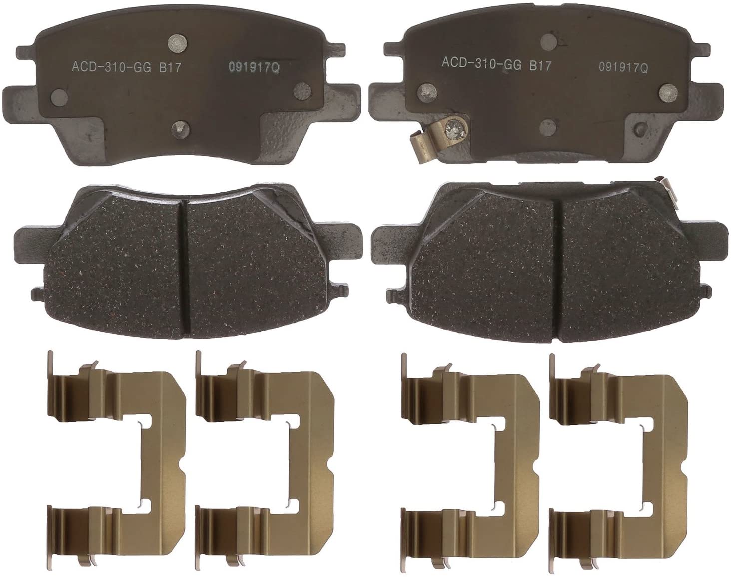 ACDelco 14D1844CH Disc Brake Pad Set, 1 Pack