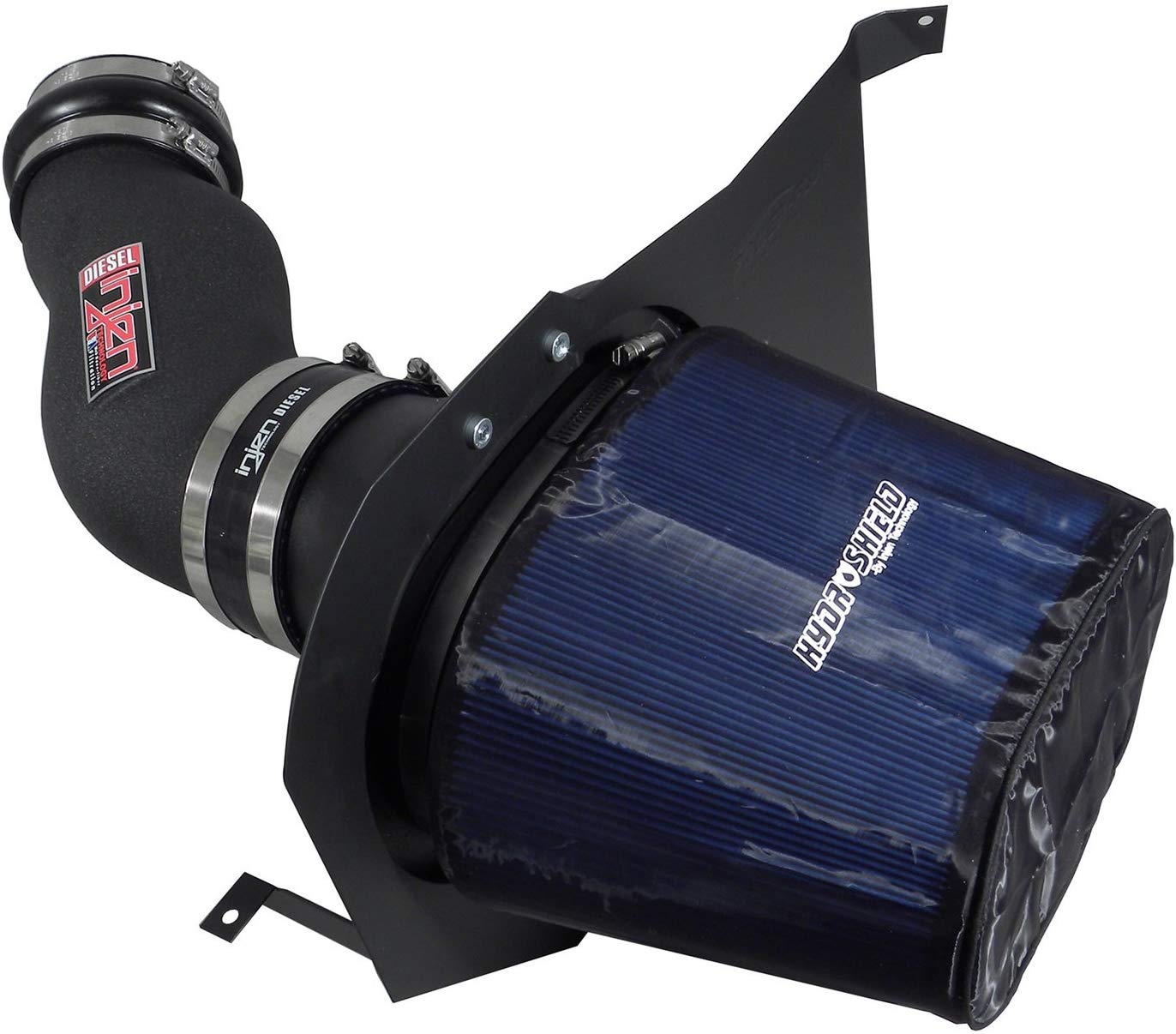 Injen PF9031WB Large Wrinkle Black Finish Polished Cast Intake Plenum with ViT valves and Super-Flow Dry Filter