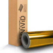 VViViD Gold Mirror Chrome Vinyl Car Wrap Self-Adhesive Film Decal (1ft x 5ft)