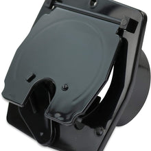 RV Camper Trailer Motorhome Power Cord Hatch Electrical Access Door … (Black-9B) (Black-9B)