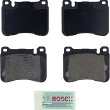 Bosch BE1121 Blue Disc Brake Pad Set for Mercedes-Benz: 2003-07 C230, 2002-04 C240, 2006 C280, 2002-05 C320, 2008-09 CLK350, 2006-11 SLK350 - FRONT