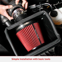 Spectre Performance 9904 Air Intake Kit with Red hpR Filter for GM 6.6L Turbo Diesel