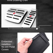 Moonlinks for Audi A4 A5 A6 A7 A8 Q5 SQ5 Q7/Porsche Macan Pedal Covers, Anti-Slip Aluminium Alloy Gas and Brake Pedal Cover Set(a Set of 2)