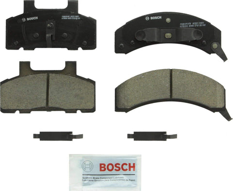 Bosch BC215 QuietCast Premium Ceramic Disc Brake Pad Set For Select Buick Century, Electra, LeSabre; Cadillac; Chevrolet Celebrity, Lumina; Oldsmobile Cutlass Ciera, Delta88, Pontiac 6000 +More; Front