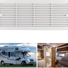 Caravan Vent Fan, RV Side Vents, ABS White Low Decibel Two Way Ventilation Durable Easy Installation for RV Camper