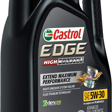 Castrol 03084C Edge 5W-30 Advanced Full Synthetic Motor Oil, 5 Quart