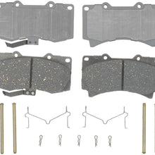 ACDelco 14D1119CH Advantage Ceramic Front Disc Brake Pad Set with Hardware