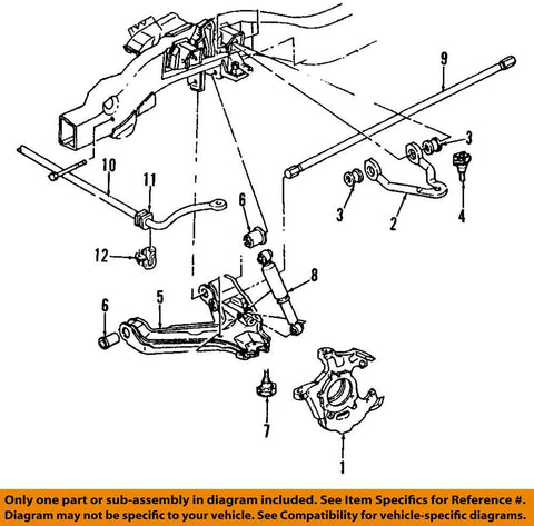 General Motors 15034802, Suspension Control Arm Bushing