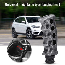 Qiilu Universal Manual Transmission Car Gun Grip Knife Handle Gear Shift Lever Knob Shifter(Titanium)