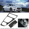 KIMISS Shift Panel Cover, 2pcs Carbon Fiber Gear Shift Panel Cover Trim Set Fit for Infiniti Q50/Q60 2013-2019