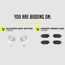 Hart Brakes Rear Slotted Rotors + Ceramic Brake pads PHSR.03003.02