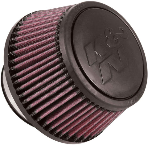 K&N Universal Clamp-On Air Filter: High Performance, Premium, Washable, Replacement Engine Filter: Flange Diameter: 3 In, Filter Height: 3 In, Flange Length: 1 In, Shape: Round Tapered, RU-5288