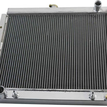 ALLOYWORKS Full Aluminum Radiator For 1984-1995 Toyota Pickup 2.4L L4 Gas Diesel / 4Runner