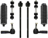 PartsW 8 Pc New Suspension Kit for Buick Cadillac Oldsmobile Pontiac/LeSabre Lucerne Park Avenue Riviera DeVille DTS Seville Aurora Bonneville Tie Rod End & Sway Bars, Rack and Pinion Bellow Boot