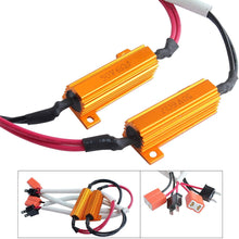 BSLighting 2pcs H7 499 LED Fog Light HeadLight DRL Error Free Load Resistor Wiring Harness