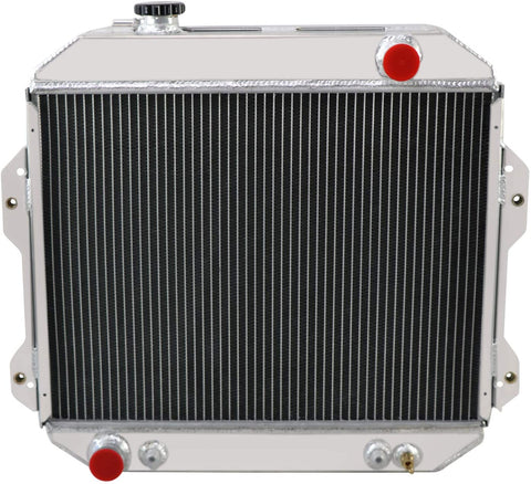 CoolingSky 52MM 3 Row Aluminum Radiator W/Oil Cooler for Nissan Forklift OE# 214606G000 214606G102