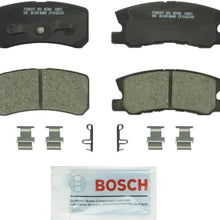 Bosch BC868 QuietCast Premium Ceramic Disc Brake Pad For: Chrysler 200, Sebring; Dodge Avenger, Caliber; Jeep Compass, Patriot; Mitsubishi Endeavor, Lancer, Montero, Outlander Sport, Rear