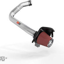 K&N Cold Air Intake Kit with Washable Air Filter: 2011-2019 Dodge/Chrysler (Challenger, Charger, 300, 300C) 3.6L V6, Polished Metal Finish with Red Oiled Filter, 69-2544TP