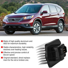 Blower Motor Fan Resistor, Blower Fan Speed Controller Motor Heater Resistor for Honda Accord Mk7 CIVIC CRV 077800-0710