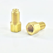 Metric Brake Line Adaptor for 3/16" Tube, (Female) Inverted Flare, 3/8-24 to (Male) Metric 10mm x 1.25 (Pack of 2)