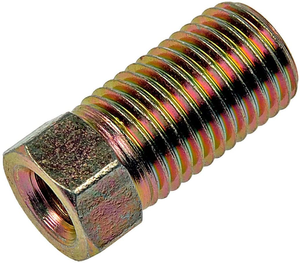 BRAKE LINE TUBE NUTS LONG FOR 3/16 STEEL LINE 4 PACK