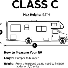 Classic Accessories Over Drive PolyPRO3 Deluxe Class C RV Cover, Fits 32' - 35' RVs, Model 6T (80-344-193101-RT)