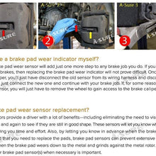 ASURE 2Pcs Front & Rear Brake Pad Wear Sensor for Mini Cooper R55 R56 R57 (BKR56)