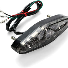 CICMOD Motorcycle 15 LED Brake Running Turn License Plate Tail Light Quad ATV Bike Motorbike 12V New (Type A)