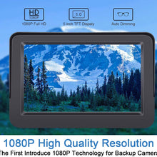 Rohent HD 1080P Digital Wireless Backup Camera with 5'' Monitor High-Speed Observation System for Trucks,RVs,Motorhomes,Trailers Guide Lines DIY R5