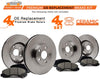 [Front + Rear] Max Brakes Premium OE Rotors with Carbon Ceramic Pads KT045443