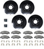 Apex One FRONT AND REAR Performance Series Rotors with Friction Point Ceramic Brake Pads EN03573