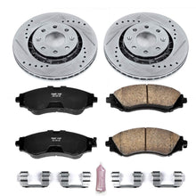 Power Stop K5893 Front Brake Kit with Drilled/Slotted Brake Rotors and Z23 Evolution Ceramic Brake Pads