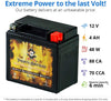 YTX5L-BS Replacement Motorcycle Battery - Rechargeable High Performance - AGM - Sealed Maintenance Free - Pirate Battery