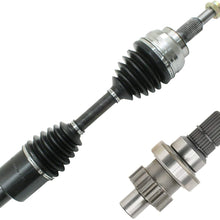 DTA DC2001IS04 Front Passenger Side axle + Intermediate Stub Shaft Compatible With 2006-2010 Ram 1500; 2011 Ram 1500 4WD/AWD - Front Right Axle and Intermediate Shaft