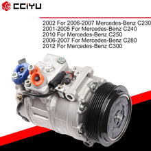 cciyu Air Conditioning Compressor for Mercedes-Benz C240 2001-2003 CO 11245C Auto Repair Compressors Assembly