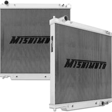 Mishimoto MMRAD-F2D-99 Ford 7.3L Powerstroke Aluminum Radiator, 1999-2003, Silver